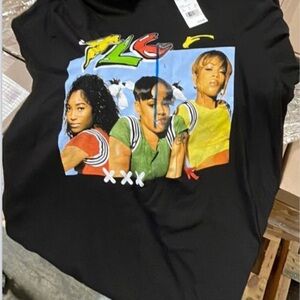 Black TLC Graphic T-Shirt